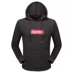 veste supreme champion  hoodie black